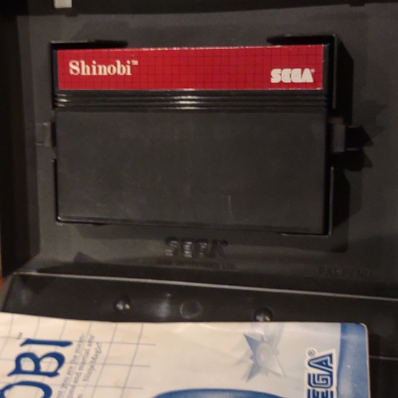 Sega Shinobi vintage game with manual 1988 - Picture 4 of 4